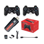 CONSOLA DE JUEGO CON MANDOS RECARGABLES