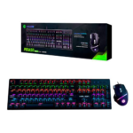 KIT TECLADO MECANICO+MOUSE GAMER HALION PEGASO