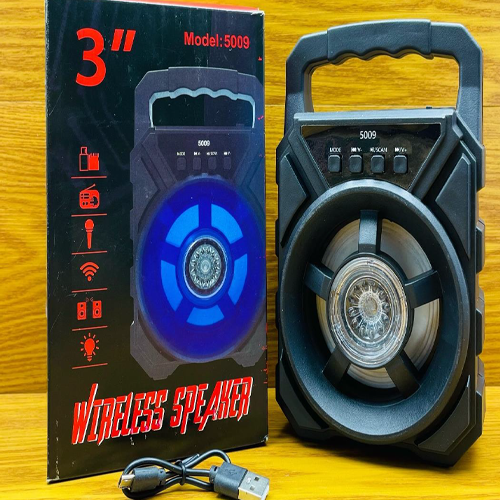 MINI PARLANTE 3PULGADAS CON LUCES RGB