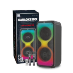 PARLANTE 8 PULGADAS CON DOS MICROFONOS