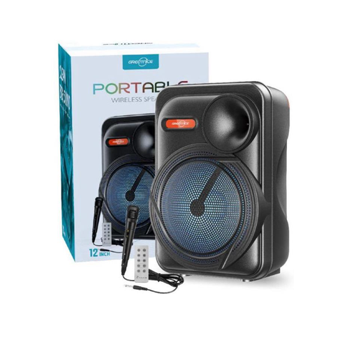 PARLANTE MICROFONO Y CONTROL 12 PULGADAS GTS-1877