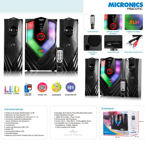 PARLANTE MICRONICS PSICOTIC 110W