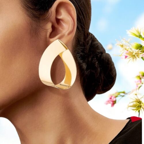 Aretes Lazo Oro Lam