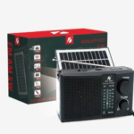 RADIO SOLAR CON LINTERNA
