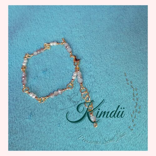 Pulsera Kimdu con cristales checos Pieza única - Image 2