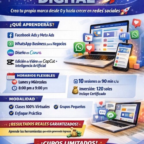 🎓 Cursos Marketing Digital 10 sesiones