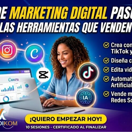 🎓 Cursos Marketing Digital 8 sesiones