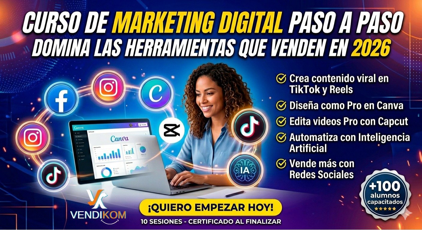 🎓 Cursos Marketing Digital 8 sesiones