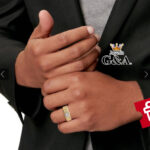 Anillo Cuadro Zirconia Oro Lam