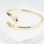 Brazalete Koi Zirconia Oro Lam.