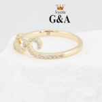 Anillo Squirts Zirconia Oro Lam