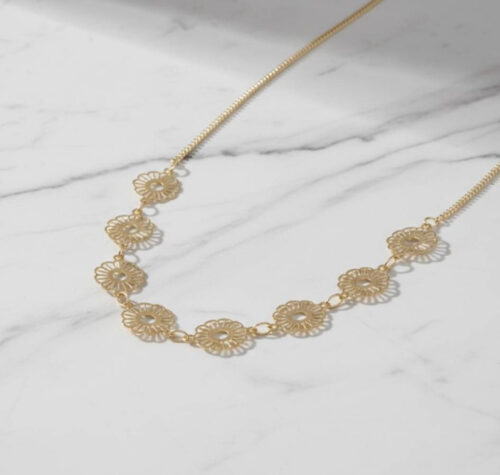 Collar Margarita Oro Lam.