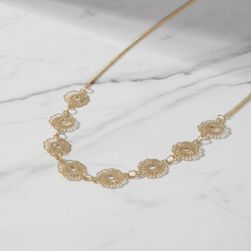 Collar Margarita Oro Lam.