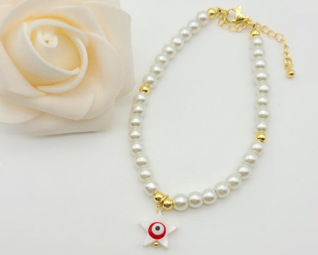 Colección Pulsera estrellas ojos turco 6 unid - Image 2
