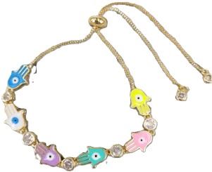 Pulsera Ojos Turcos y Manitas mansas 6 unid - Image 6