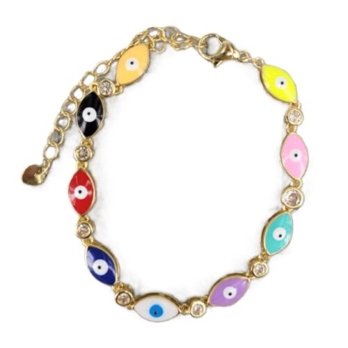 Colección Pulsera Ojitos y circonias 6 unid
