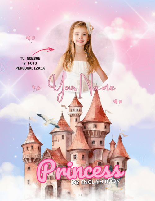 English E-Book - Coloring and activity book ¡Inglés Fácil y Divertido! Mi Cuaderno de Actividades con Sopa de Letras y Colores Portada personalizada (Digital) - Image 5