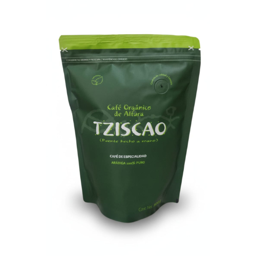 Tziscao es café tostado 100% natural sin conservadores