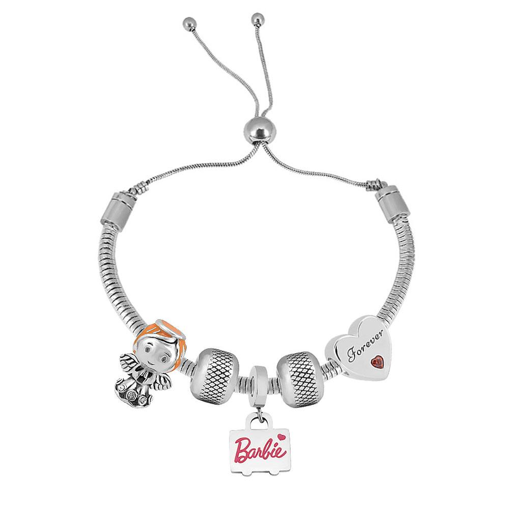 Pulsera Relic Charms dijes variados princess