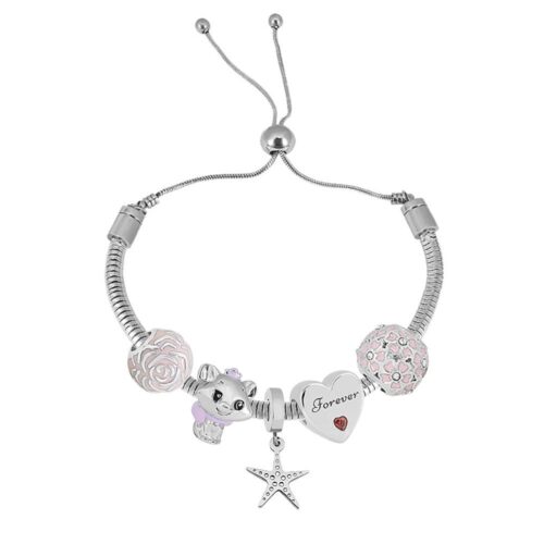 Pulsera Relic Charms dijes variados Star