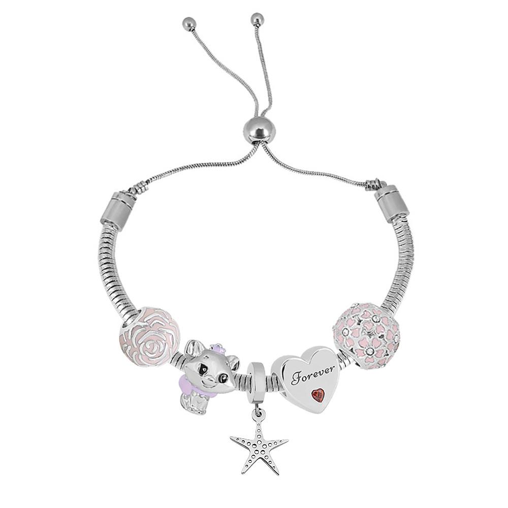 Pulsera Relic Charms dijes variados Star