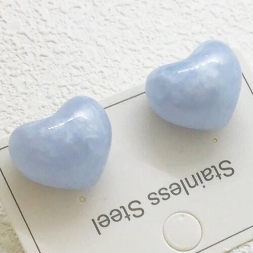 Aretes Corazón en diversos colores y modelitos