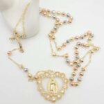 Collar religioso rosario cielo infinito