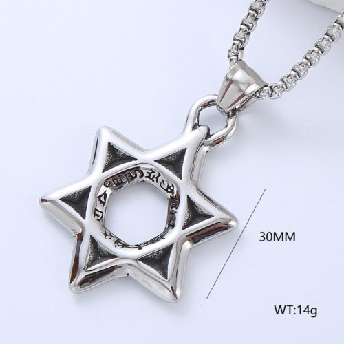 Cadena homme Estrella de David