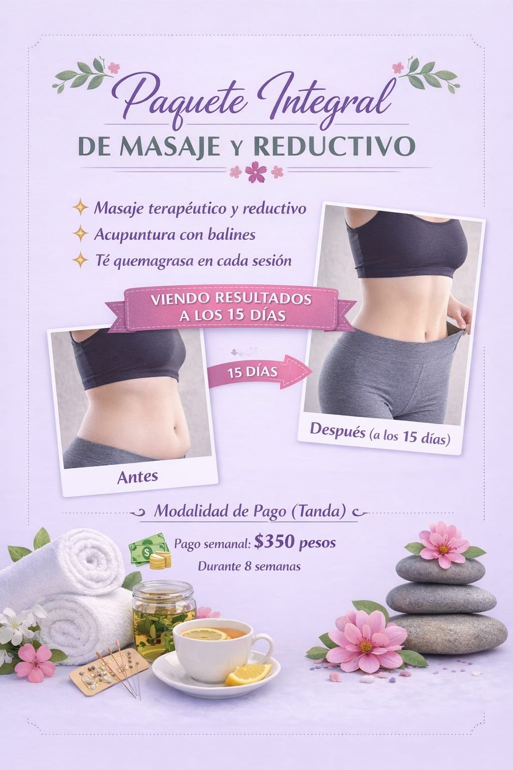 8 semanas de masaje terapéutico y reductivo - Image 2