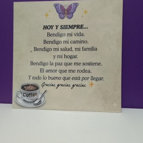 Cuadro Decorativo 20 x 20 cm