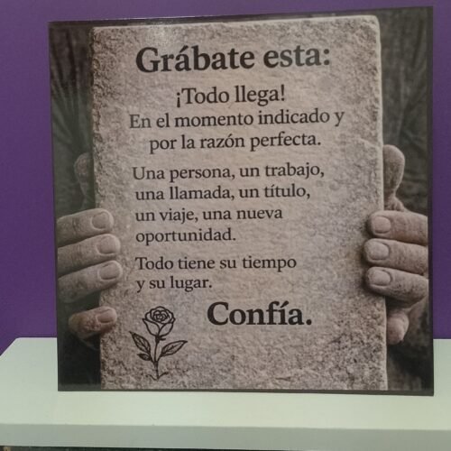 Cuadro Decorativo 25 x 25 cm