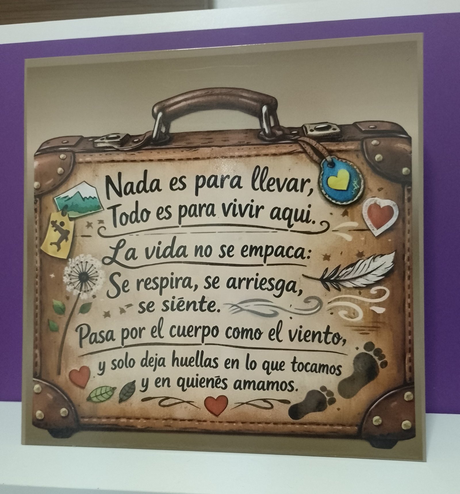 Cuadro Decorativo 25 x 25 cm