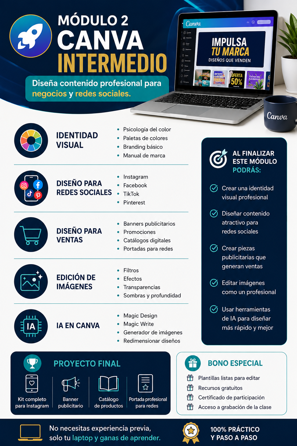 Diseño en Canva + IA Presencial adultos y Canva Kids - Image 3