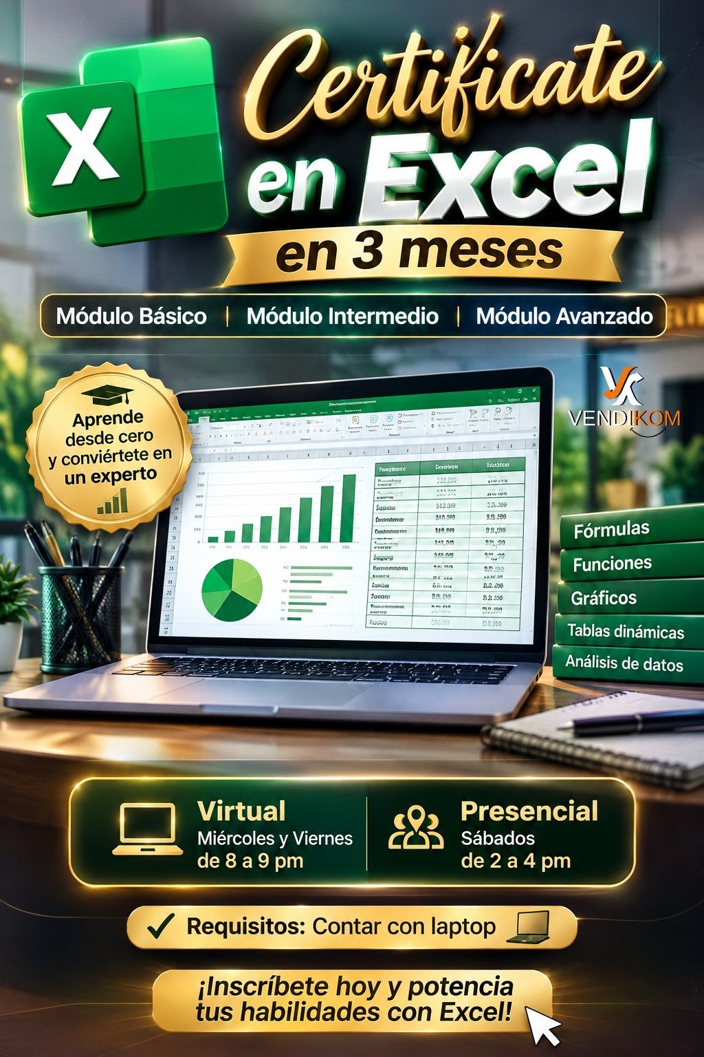 📊 ¡Domina Excel desde Cero hasta Avanzado! 🚀
