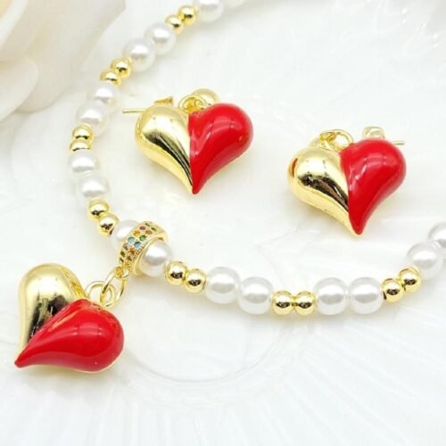 Collar Corazón Amour Red