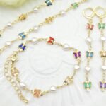 Eterna Set de cadenas, pulsera y collar
