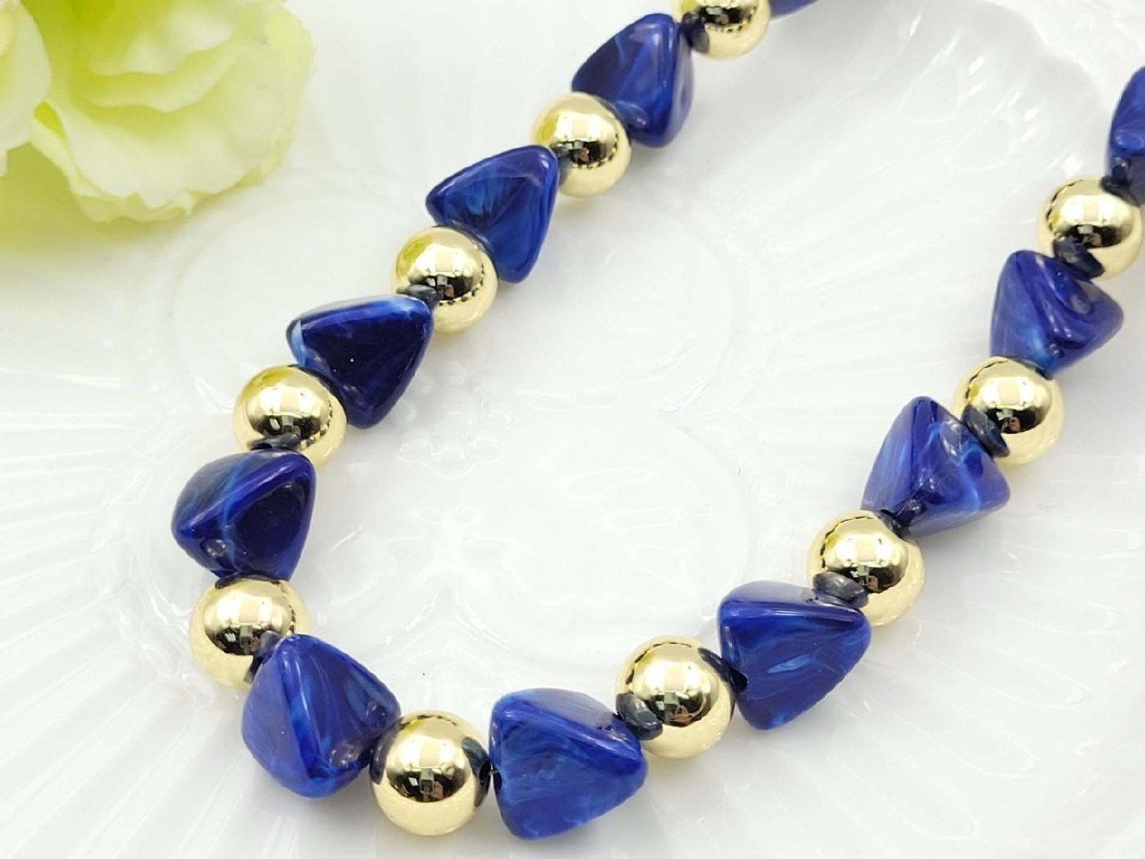 Set de Collar y pulsera azul infinito - Imagen 2